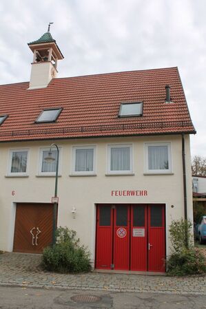 "Fahrzeughalle" - hier passt das neue TSFW gerade so rein