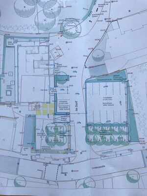 Planentwurf für die neue Ortsmitte ©Freiraumplanung Sigmund